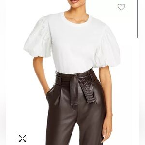 NWOT A.L.C.
Cassandra Taffeta Puff Sleeve Tee